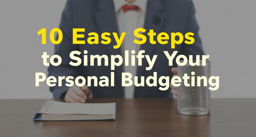 10 Easy Steps to Simplify Your Personal Budgeting