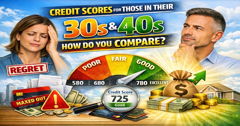 Credit Scores for Those in Their 30s and 40s—How Do You Compare?