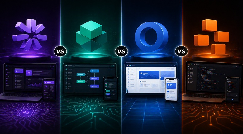 Famous AI vs Rork vs Base44 vs Replit: 2026 Compared