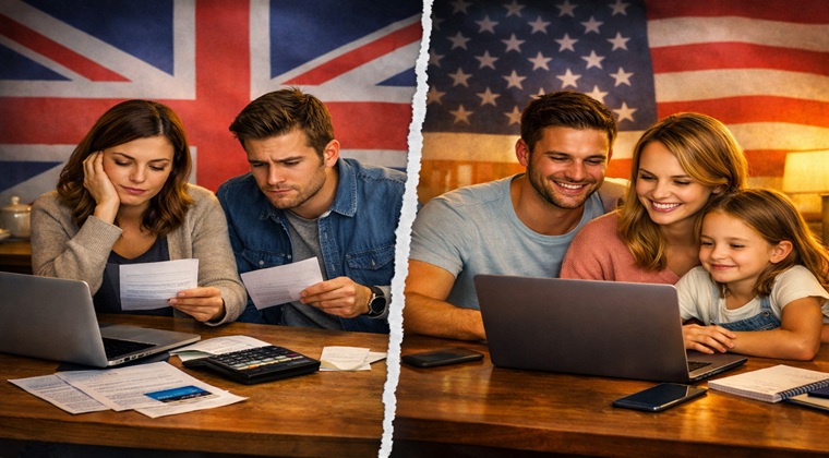 State of Household Credit & Borrowing: UK vs US